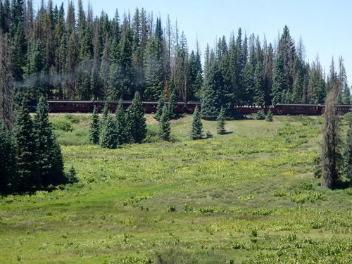 GDMBR: The Cumbres-Toltec Scenic Railroad Train.